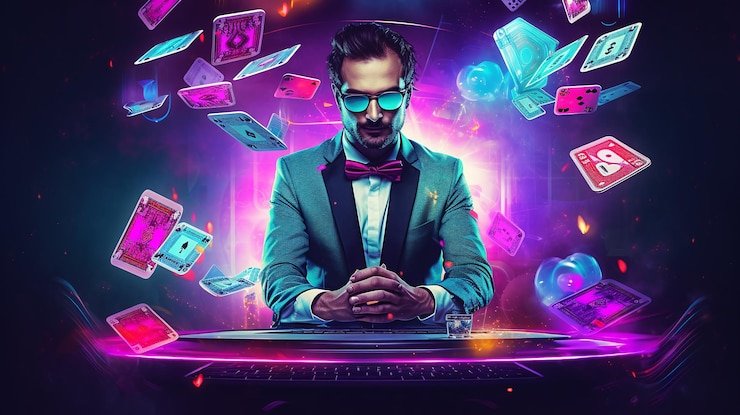 Ilustrasi keamanan data dan perlindungan privasi di layanan digital hiburan game